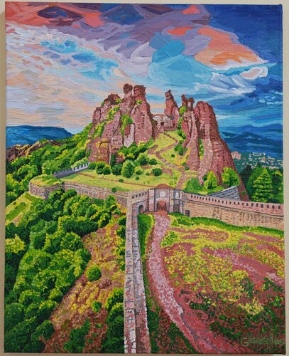 The Belogradchik Rocks, Bulgaria de Greta Stoytcheva, Pintura a la venta en Singulart