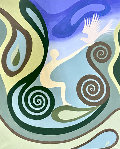 Luce by Anette Zeltner, 회화 for Sale on Singulart