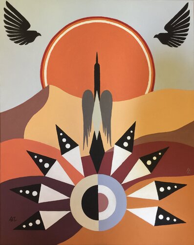 La Via par Anette Zeltner, Peinture en vente sur Singulart