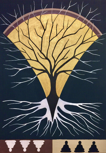 The Split von Anette Zeltner, Malerei kaufen auf Singulart