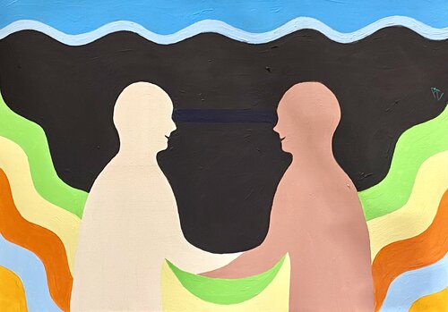 Ciao von Anette Zeltner, Malerei kaufen auf Singulart