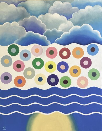 Verità nascosta van Anette Zeltner, Schilderij te koop op Singulart