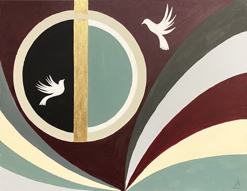 Visitors van Anette Zeltner, Schilderij te koop op Singulart