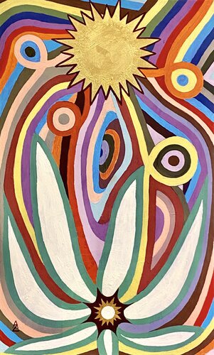 Il Sole de Anette Zeltner, Pintura a la venta en Singulart