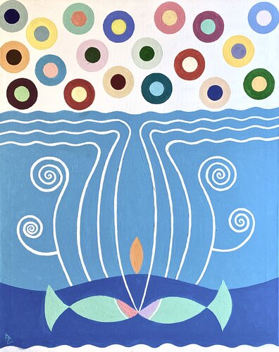 Un bacio von Anette Zeltner, Malerei kaufen auf Singulart