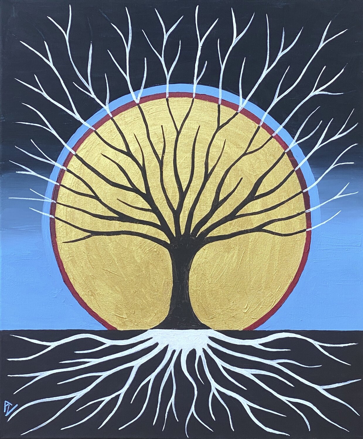 Albero blu Anette Zeltner