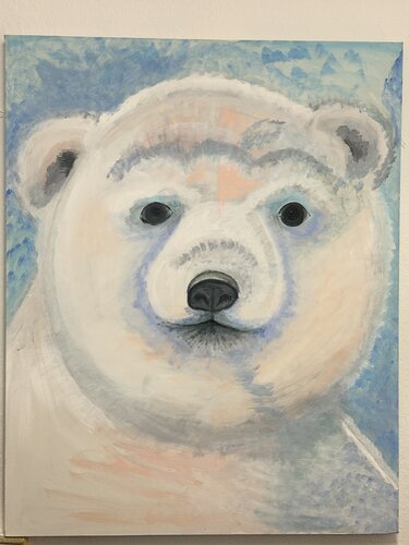 Through the eyes of the animals by Zineta Rashikj, Painting for Sale on Singulart