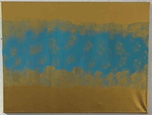 Golden night by Zineta Rashikj, Painting for Sale on Singulart