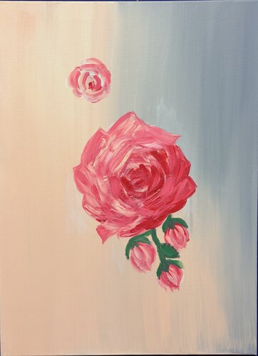 Roses de Zineta Rashikj, Pintura a la venta en Singulart