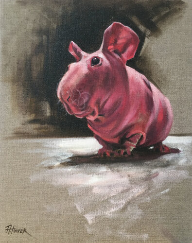 Ludwik par Aimee Rolin Hoover, Peinture en vente sur Singulart