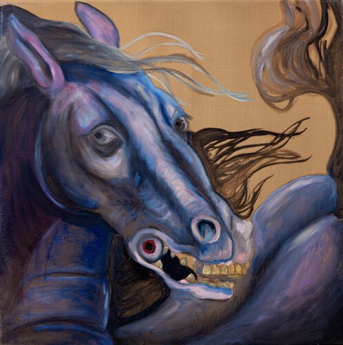 Das Albtraumpferd by Friederike Toeppe, Painting for Sale on Singulart