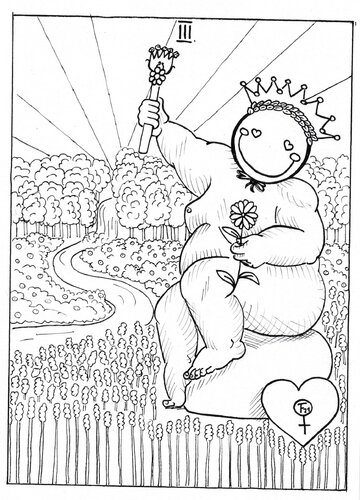 Die Herrscherin III by Friederike Toeppe, Work on Paper for Sale on Singulart