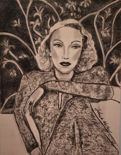 Marlene Dietrich von Jolanda Walther, Zeichnungen kaufen auf Singulart