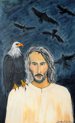 Der Mann und der Adler by Jolanda Walther, Other Media for Sale on Singulart