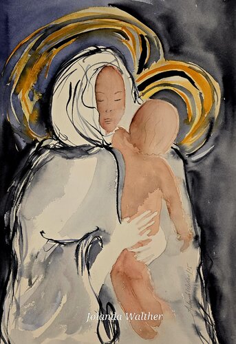 Sacred 1 van Jolanda Walther, Schilderij te koop op Singulart