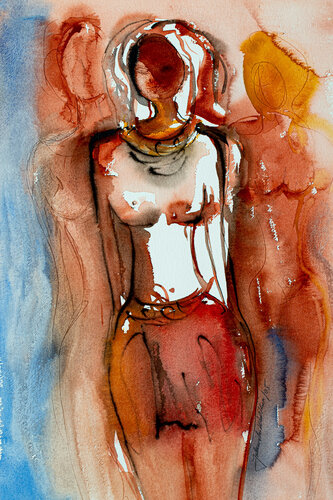 African Beuty von Jolanda Walther, Malerei kaufen auf Singulart
