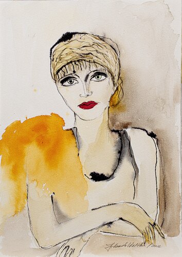 Glamour der Zwanziger di Jolanda Walther, Pittura in vendita su Singulart