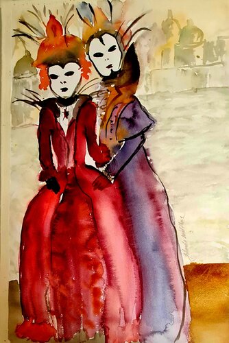 carnival von Jolanda Walther, Malerei kaufen auf Singulart