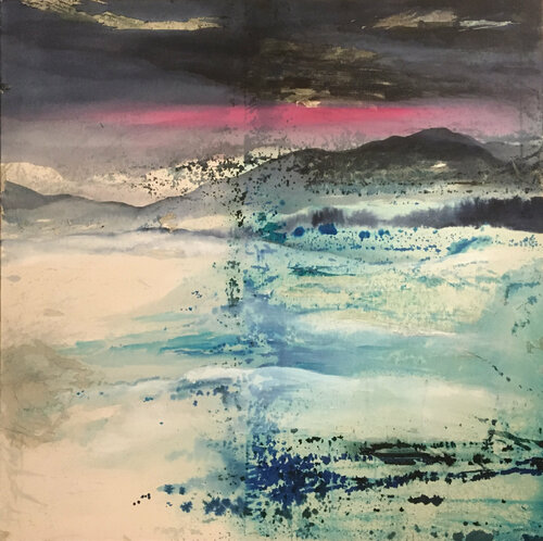 La vallée de lumière van Magalie Ors, Schilderij te koop op Singulart