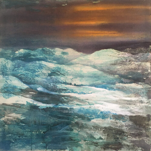 Lumière d'hiver van Magalie Ors, Schilderij te koop op Singulart