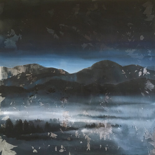 Nuit de brume dans les Vosges von Magalie Ors, Malerei kaufen auf Singulart