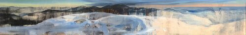 Neige sur les vosges von Magalie Ors, Malerei kaufen auf Singulart