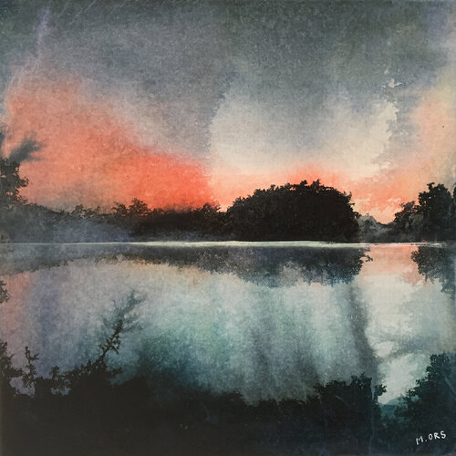 Hiver sur le lac van Magalie Ors, Schilderij te koop op Singulart