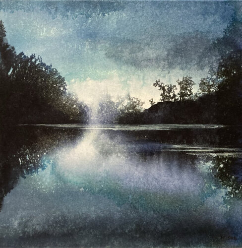 Lumière d'hiver von Magalie Ors, Malerei kaufen auf Singulart