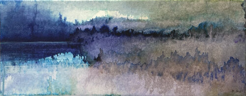 Brume d'hiver by Magalie Ors, Painting for Sale on Singulart