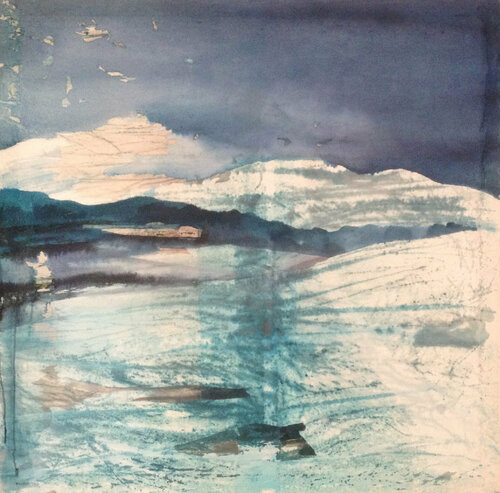 Nuit de neige von Magalie Ors, Malerei kaufen auf Singulart