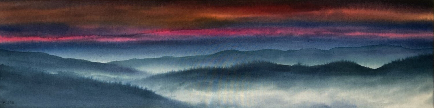 Crépuscule dans les Vosges Magalie Ors
