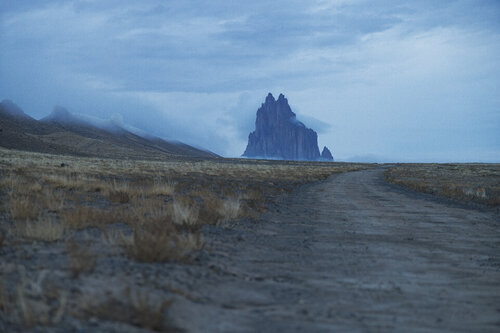 Shiprock in Rainstorm van Robert Niemeier, Fotografie te koop op Singulart