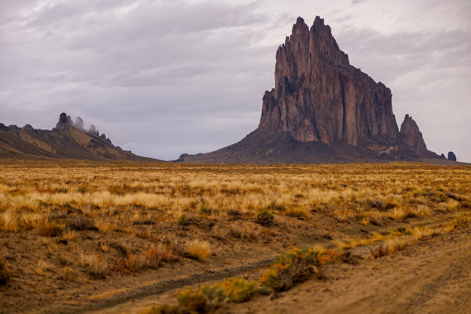 Shiprock After Rain – New Mexico Desert Light Robert Niemeier