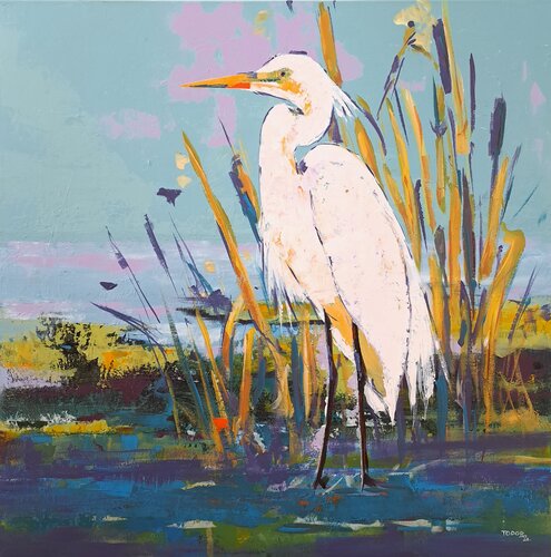 Egret von Todor Attila Zsolt, Malerei kaufen auf Singulart