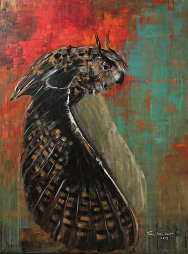 Eagle owl von Todor Attila Zsolt, Malerei kaufen auf Singulart