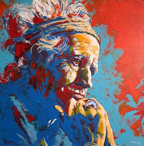 Keith Richards von Todor Attila Zsolt, Malerei kaufen auf Singulart