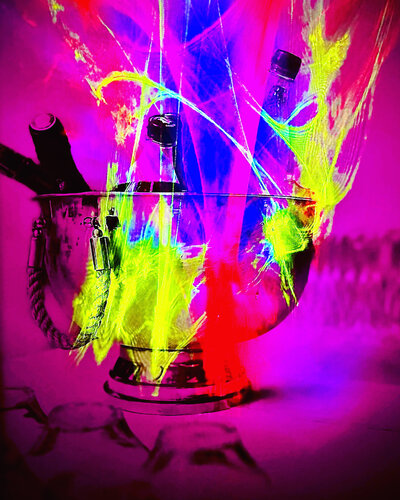 Champagne Psychédélique by Gaël Poirier, Print for Sale on Singulart