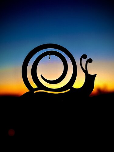 L'escargot du crépuscule by Gaël Poirier, Print for Sale on Singulart