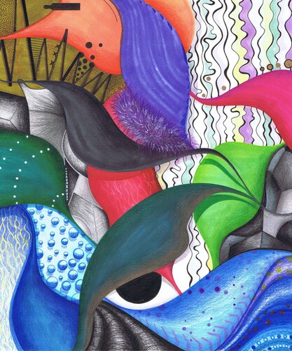 Malerbürste van Ulrike Basner, Tekening te koop op Singulart