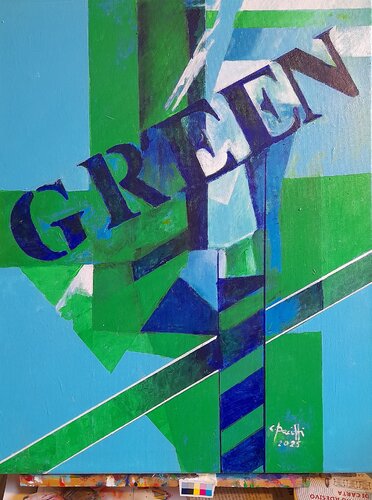 GREEN von cesare pacitti, Malerei kaufen auf Singulart