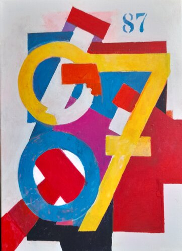 MISTICISMO DEI NUMERI n. 87 von cesare pacitti, Malerei kaufen auf Singulart