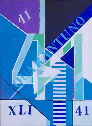 IL MISTICiISMO DEI NUMERI: n. 41 von cesare pacitti, Malerei kaufen auf Singulart