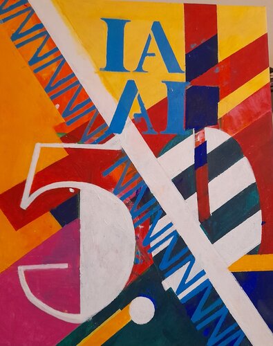 AI - 5.0.  Acrilico su tela, 2005. by cesare pacitti, Painting for Sale on Singulart