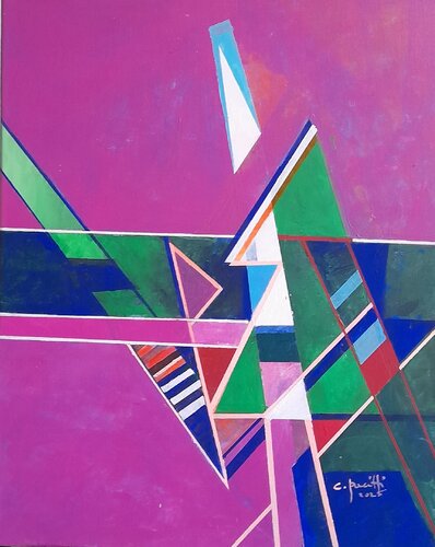 PERCORSI  1   -  2025 by cesare pacitti, Painting for Sale on Singulart