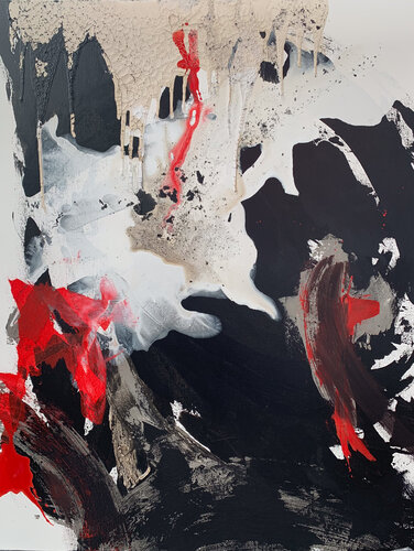 Black and White van Cristina Arada Aparicio, Schilderij te koop op Singulart