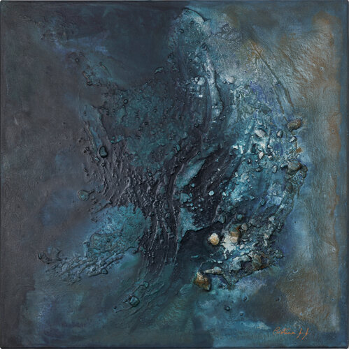 Volcanic sea van Cristina Arada Aparicio, Schilderij te koop op Singulart