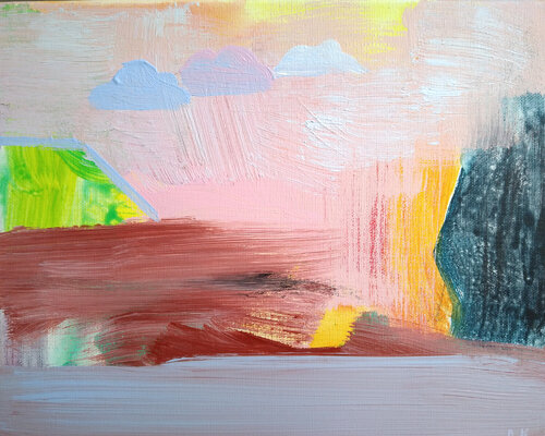 Tomorrow by Daiga Kruze, Painting for Sale on Singulart