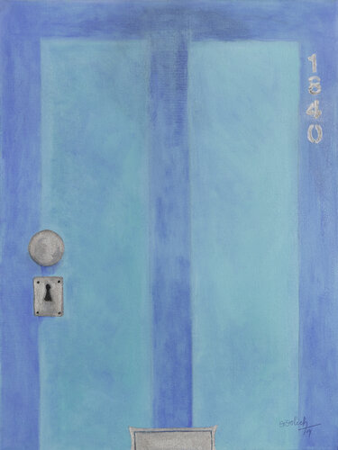 Puertas de Dublin   Celeste Cielo von NELIDA DIDOLICH, Malerei kaufen auf Singulart