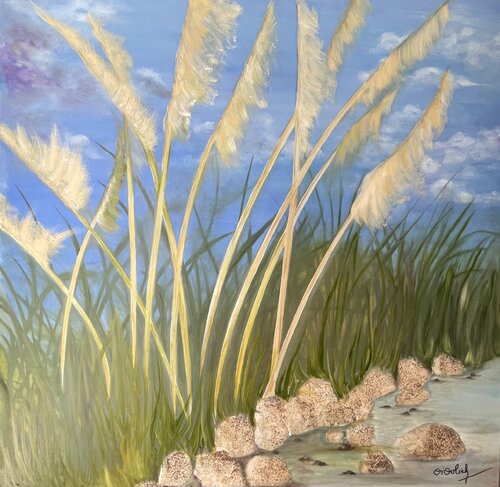 Cortaderas von NELIDA DIDOLICH, Malerei kaufen auf Singulart