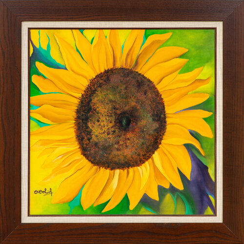 Girasoles en Chaco by NELIDA DIDOLICH, Painting for Sale on Singulart